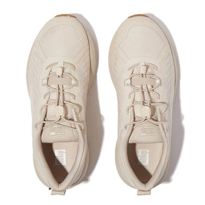 Fitflop FF Runner Water Resistant Running Sneaker Stone Beige/ Cream