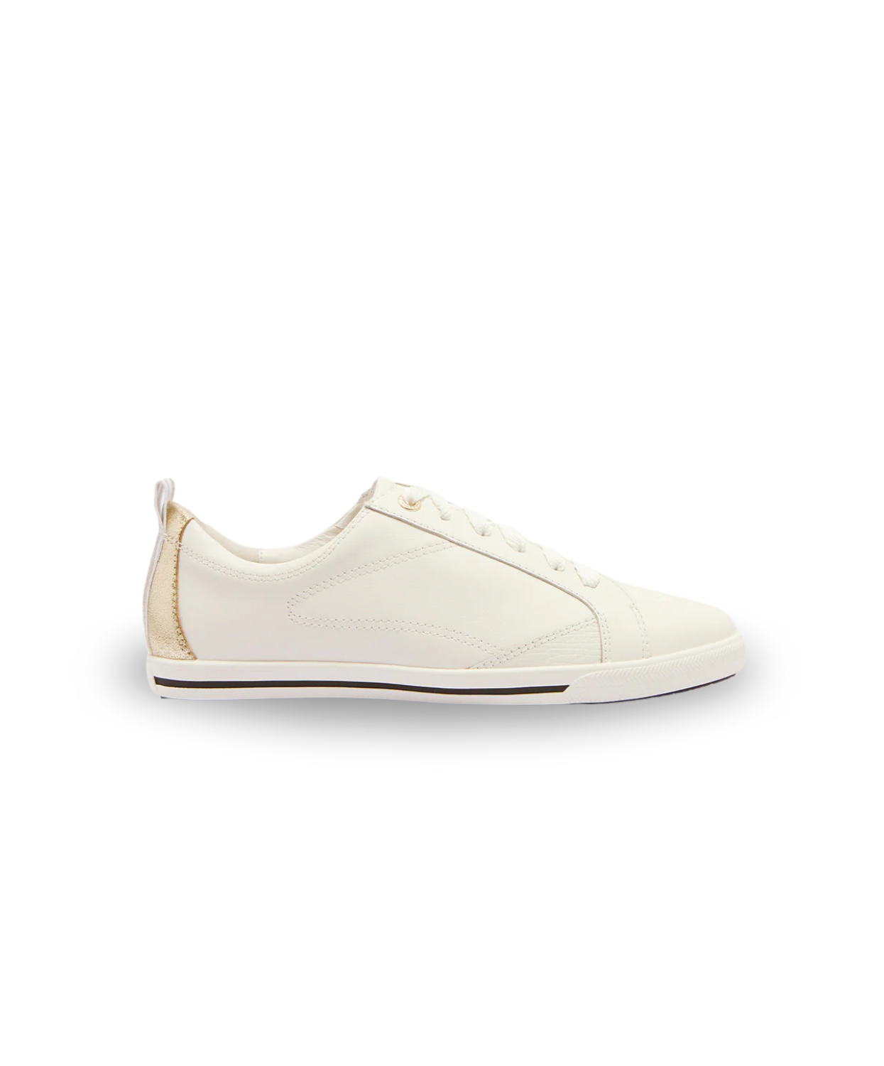 Frankie4 Asher White Gold Sneaker