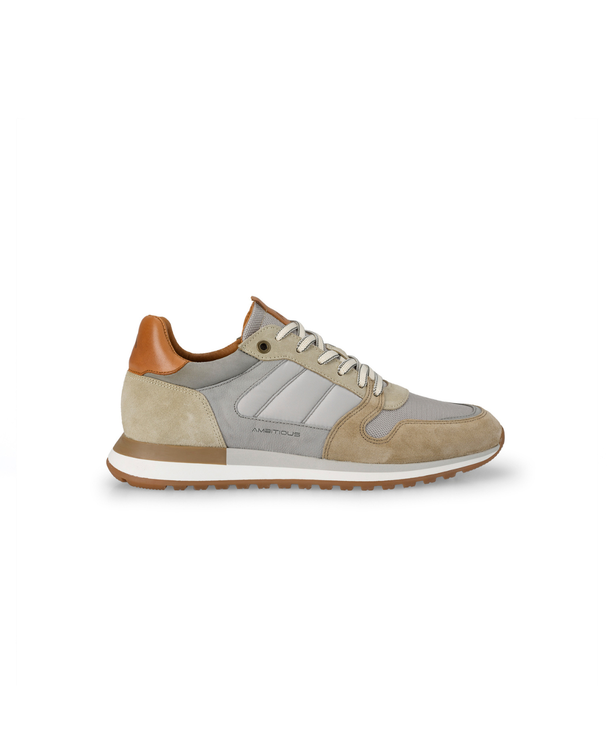 Ambitious Grizz Mens Sneaker Beige Combi