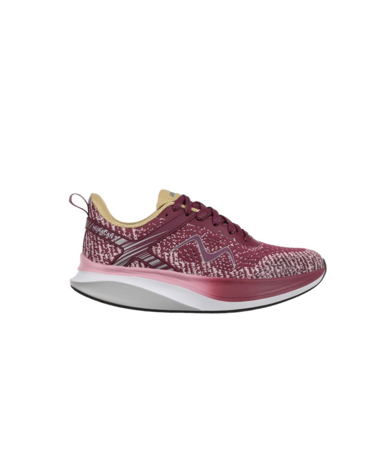 MBT Huracan 3 Lace Up Berry Womens Sneakers